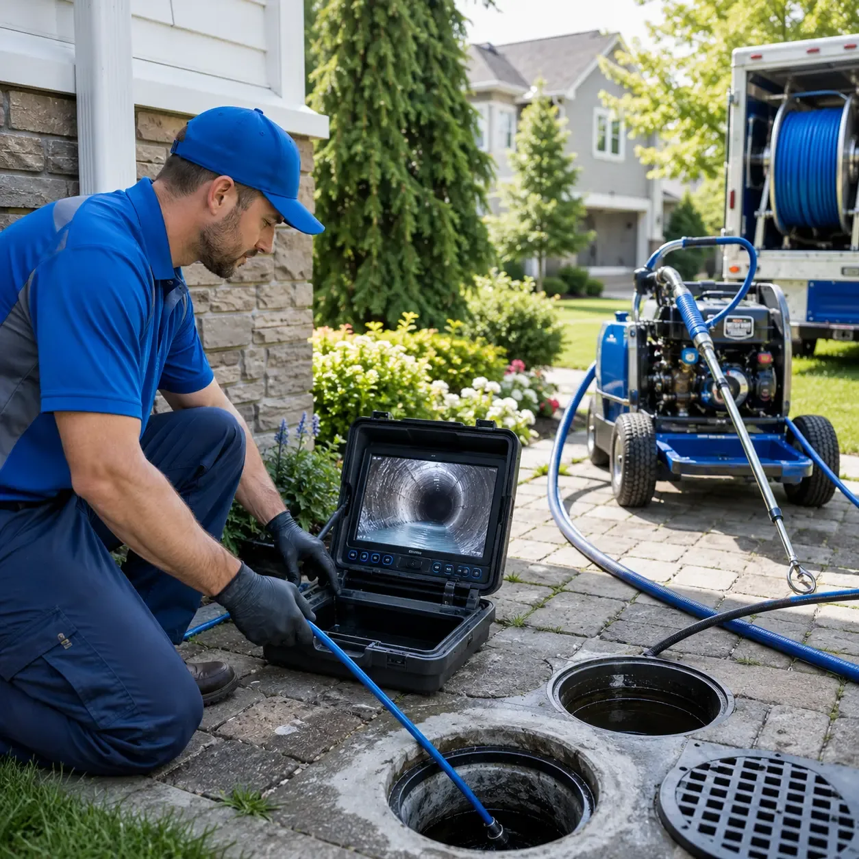 Outdoor drain cleaning professionals serving Pittsville, WI